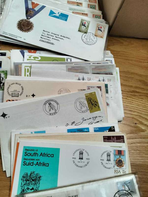 BOX OF  FDC`s (250 + covers)