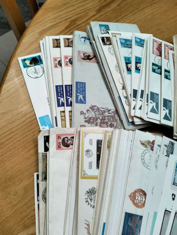 BOX OF  FDC`s (250 + covers)