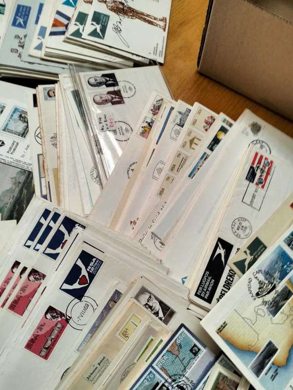 BOX OF  FDC`s (250 + covers)
