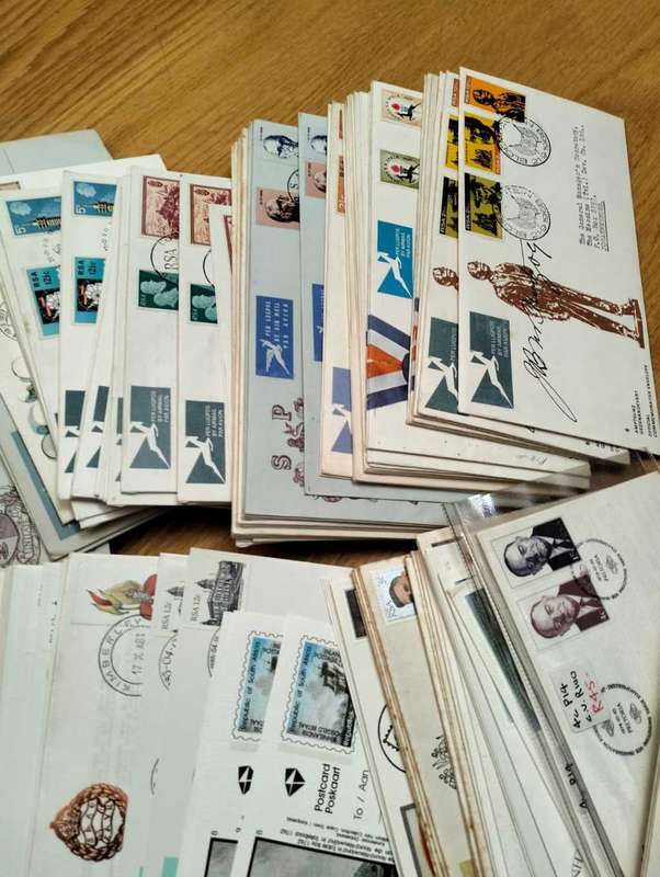 BOX OF  FDC`s (250 + covers)