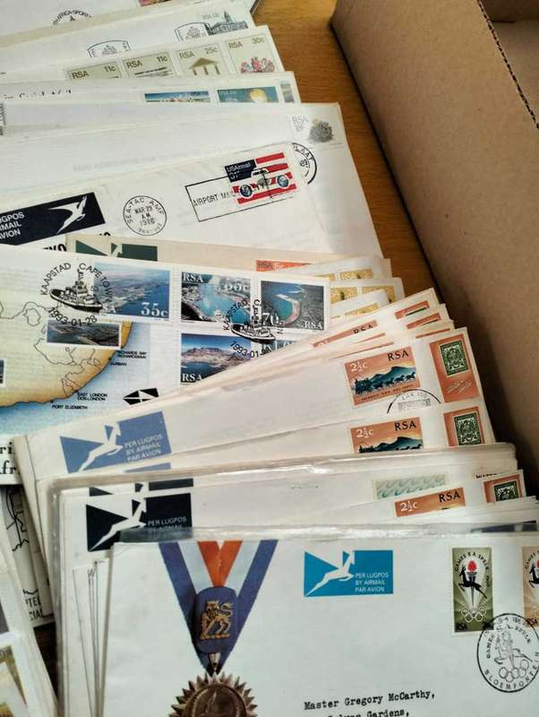 BOX OF  FDC`s (250 + covers)