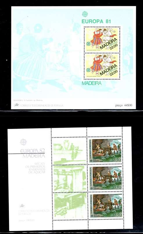 MADEIRA (1981, 82 & 83 EUROPA)