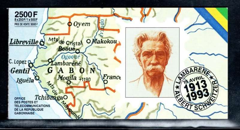 GABON (1993 SCHWEITZER BOOKLET)