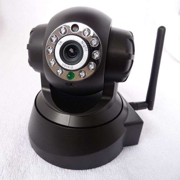IP/WIFI camera view from anywhere in the world. Can also be used as baby monitor
