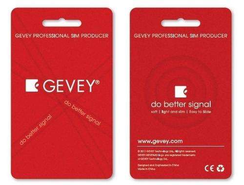 Gevey unlocking sim