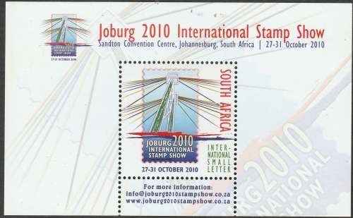SOUTH AFRICA - 2010  JOBURG INTERNATIONAL STAMP SHOW  MNH MS SACC 1972