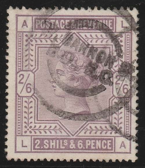 GB VICTORIA 1883 2 SHILLINGS & 6 PENCE  FINE USED SCOTT 96 CV = R 1500.00