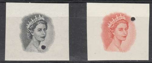 RHODESIA & NYASALAND 1954 QEII VIGNETTE WATERLOW PROOF MNH