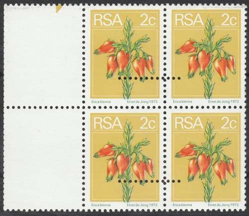 RSA 1974 2c DEF AMAZING MISPERF PART ARROW BLIND PERF IN MISSPERF