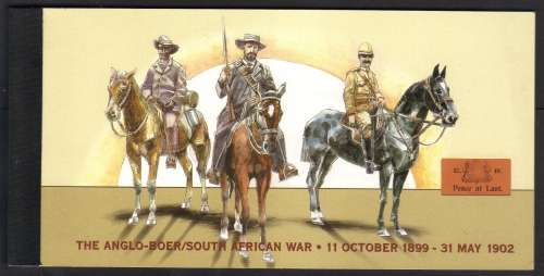 SOUTH AFRICA 2002 BOER WAR SOUVENIR  BOOKLET 1998  SACC (1491)