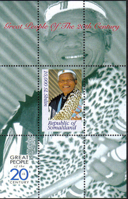 NELSON MANDELA SOMALILAND  MS MNH
