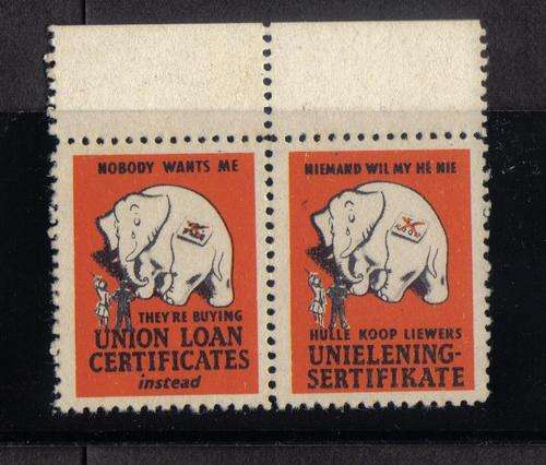UNION LOAN CERTIFICATES ENGLISH AND AFRIKAANS PR