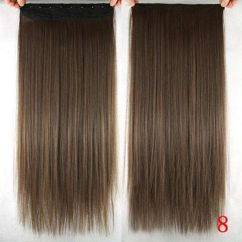 Wonderfull Looking - 10 different Colors 24 inch Straight Clip in Hair (hair extension)