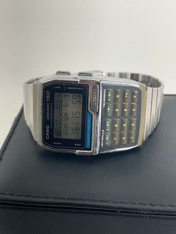 Casio Databank 150 Retro calculator watch
