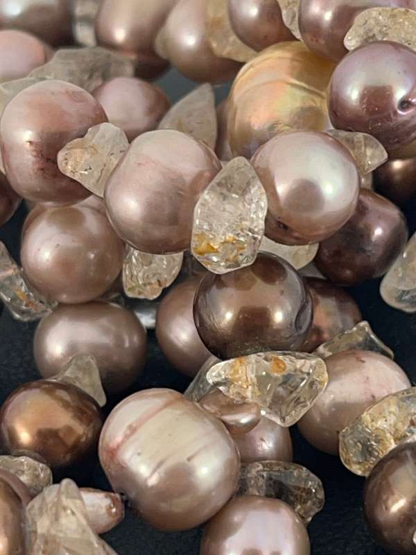 Pearl and Gemstone Necklace