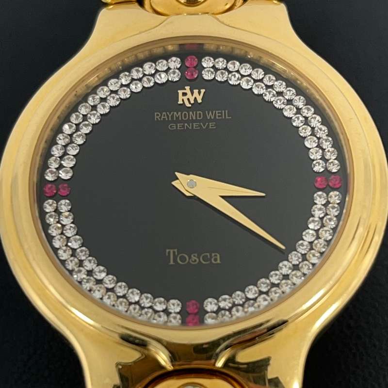 Raymond weil gold diamond watch top