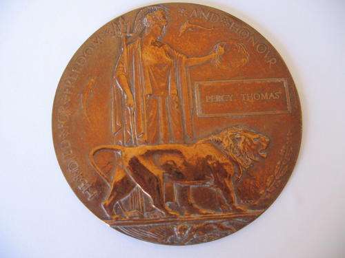 DEATH PLAQUE  WW1