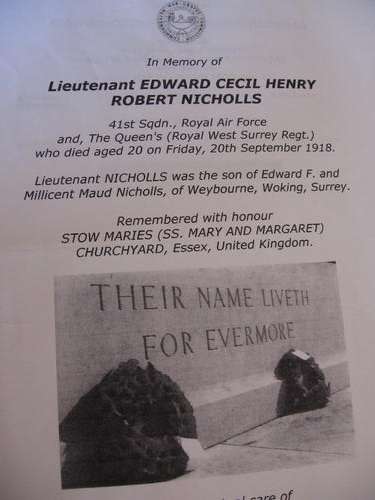 WW1 DEATH PLAQUE