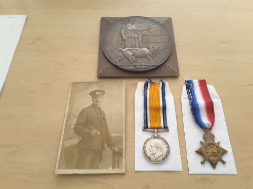 WW1 DEATH PLAQUE