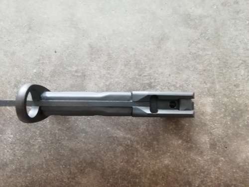 S1 UZI BAYONET with SAP STAMP MARKINGS & SA Leather Frog