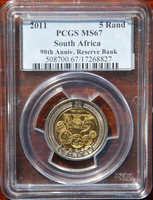 ***2011 SARB ANNIVERSARY R5 GRADED MS67***