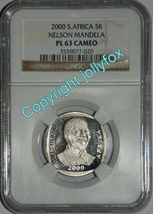 For pzs46 ONLY!!*** 2000 MANDELA (SMILEY) PL 63 CAMEO!!!***