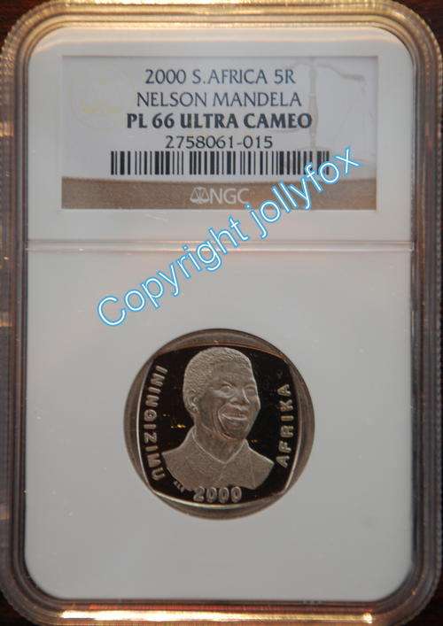 ***  RARE 2000 Mandela R5 PL 66 UC ***