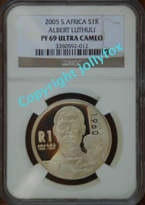 *** PRICE REDUCED!! *** 2005 Luthuli Silver R1 PF69UC NGC Graded ***