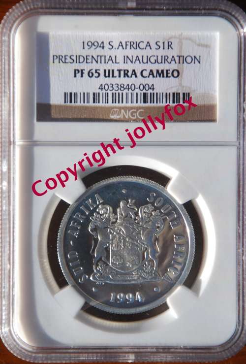*** Rare 1994 SILVER R1 Inauguration PF65UC !! *** ONLY 17 in this NGC Grade !! ***