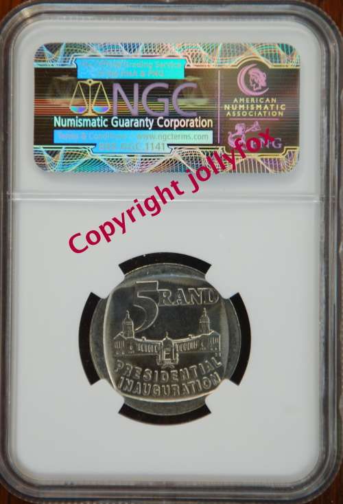 *** ONLY 216 in THIS NGC Grade!! *** 1994 Inauguration R5 MS 67 !! *** LAST 1 In Stock!! ***