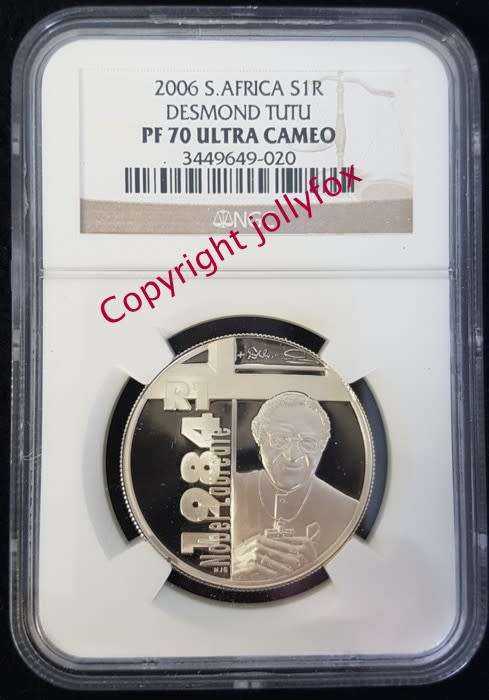 *** PERFECT Coin!! *** 2006 Silver R1 TUTU PF70UC NGC graded!! ***