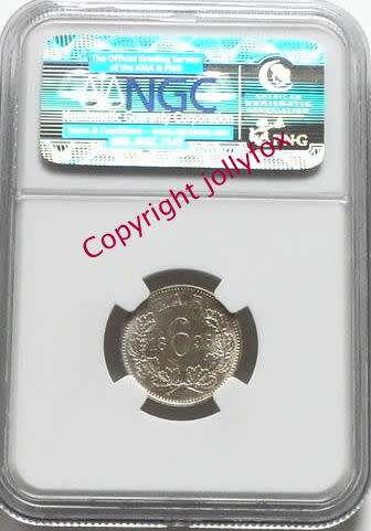 ***  RARE ZAR 1896 SIXPENCE NGC MS62 - ONLY 51 GRADED HIGHER - CV=R4000!!  ***