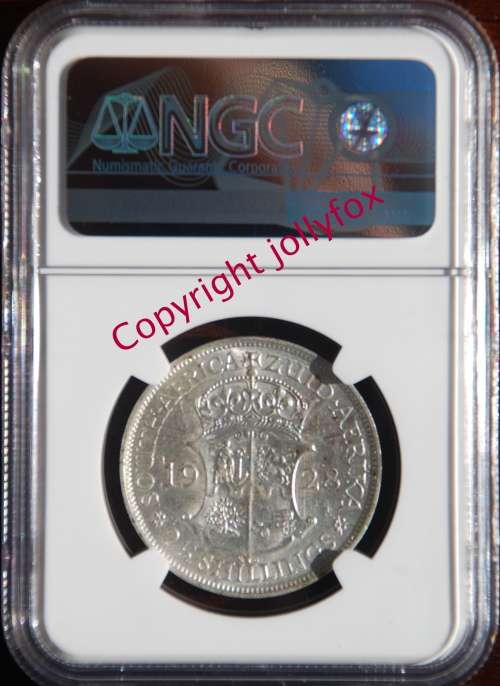 *** LOW LOW Price!! RARE 1928 2,5 Shilling NGC AU58 - ONLY 12 in this NGC Grade, CVR17500!!  ***