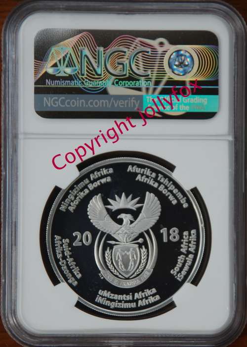 *** PERFECT & BRAND NEW *** ONLY 25 EXIST!! *** 2018 MANDELA SILVER R50 NGC PF70UC!! ***