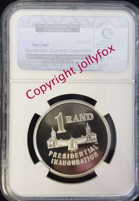 *** RARE 1994 MANDELA Silver R1 Inauguration PF68UC - ONLY 148 in this grade by NGC!! ***