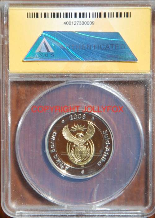 2008 Mandela Birthday R5 ANACS PR68 Deep Cameo