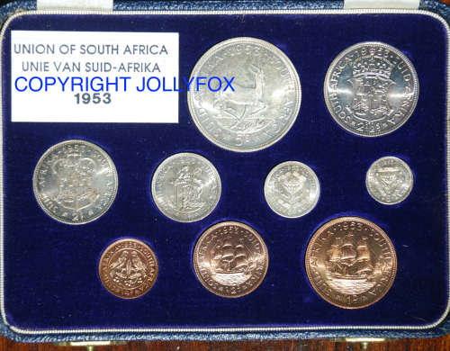 *** 1953 Short Proof Set in original blue SAM box ***