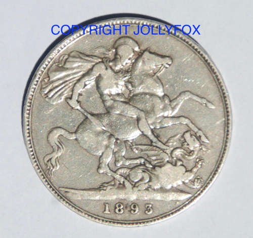 1893 British Silver Crown