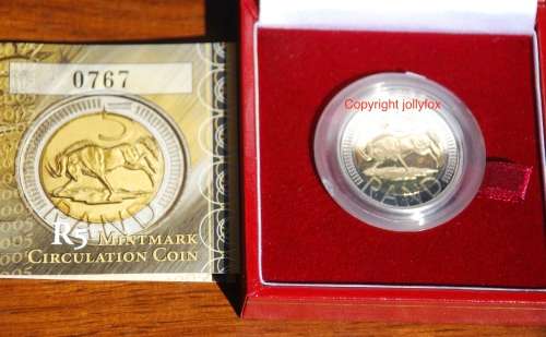 *** RARE 2005 Oom Paul R5 with CW Mintmark in SA Mint Box with COA  ***