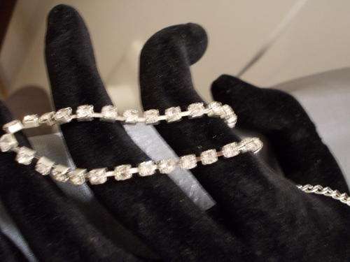 diamante tennis bracelet or ancle lovely to wear