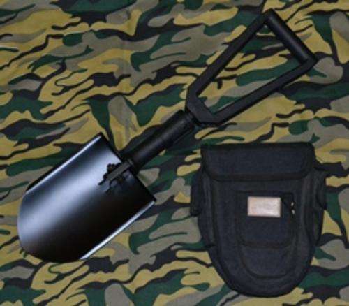 Folding shovel in Black Nylon Case