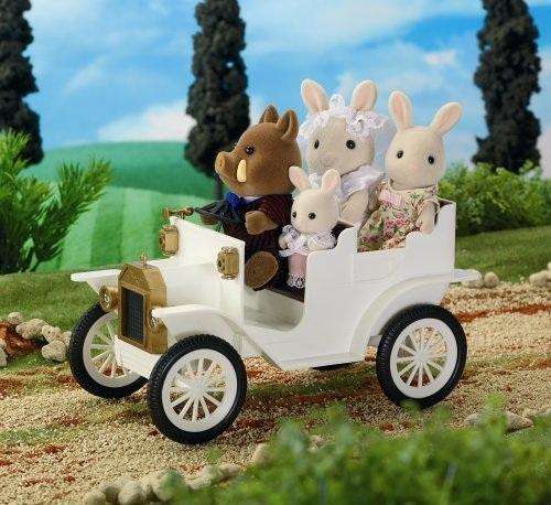 Sylvanian Families White Vintage Wedding Car