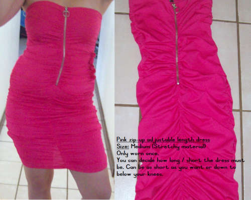 Sexy fit pink dress