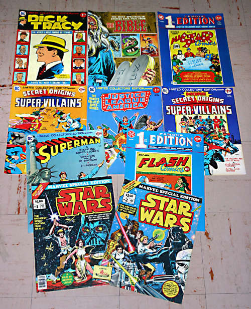 Limited Collector's Edition Large Format Comic Books