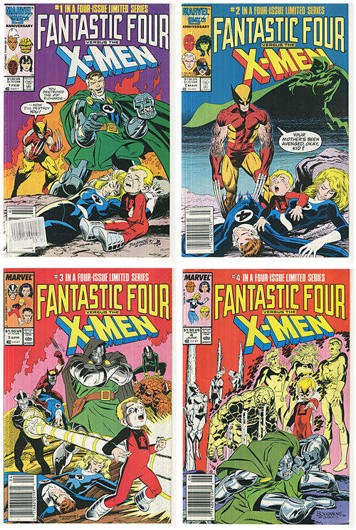 Fantastic Four vs. The X-Men - 4 Issue limited series