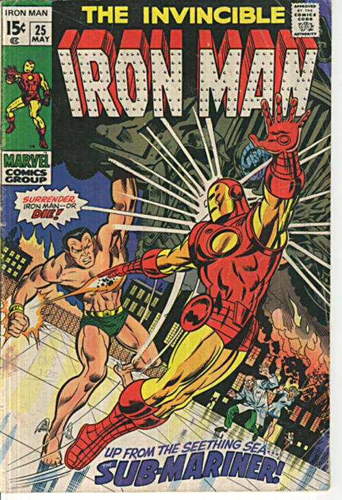 Iron Man 25 (vs. The Sub-Mariner)