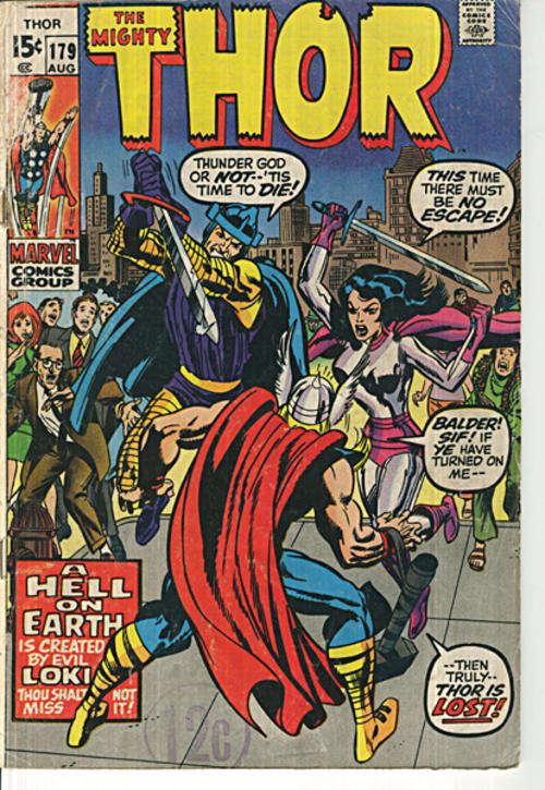 Thor 179 (Last Kirby issue)