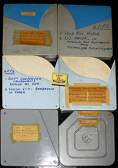 8mm Movie Collection on 6 Large Reels