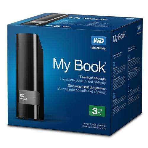 WD My Book 3 TB USB 3.0 Hard Drive with Backup