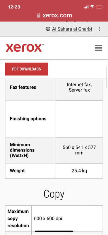 XEROX PRINTER 3655